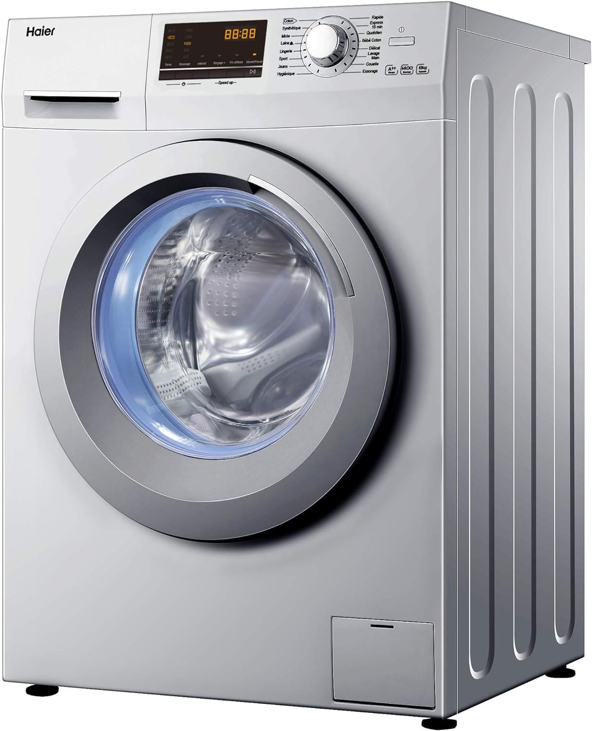 Haier Machine à Laver à Chargement Frontal - 10 KG et 8 KG