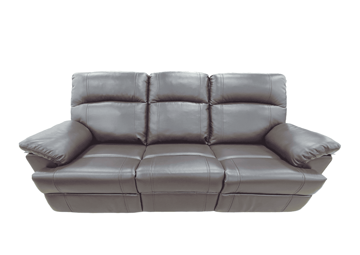 Ensemble Canapé Inclinable (Motion) Noir Sans Table Basse et Table TV